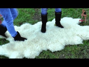 Lamb Wool Under Merciless Boots 4