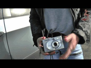 Camera Crushed Under Heavy Bmw