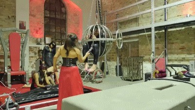 Mistress Gaia – Three Slaves At Once