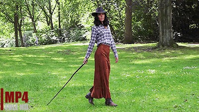 Beautiful Cowgirl With A Bullwhip Utter Lady Constance